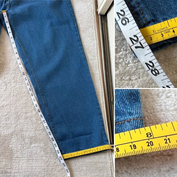 Woman Within Classic Fit Jeans 16WP Blue Denim Pull-On New with Defects - Picture 8 of 10